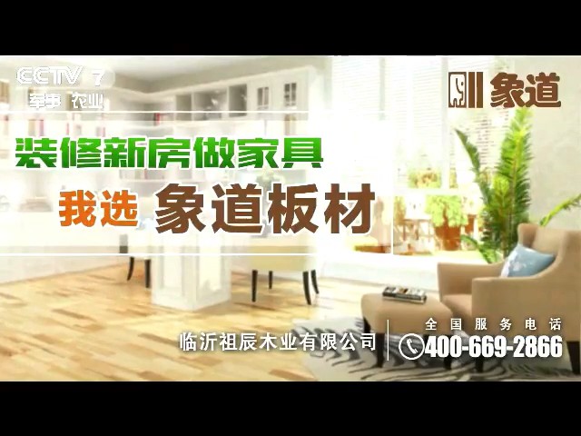家居用品类央视广告客户-家居用品——象道板材CCTV-7_央视广告片