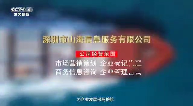 服务零售类央视广告客户-服务零售——深圳山海信息CCTV-4_央视广告片