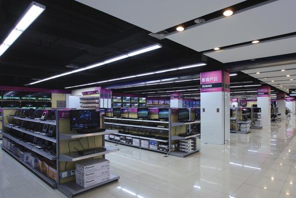 ▲苏宁概念店影音区域